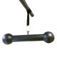 Dog bone pull up bar grip