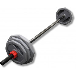 Kit pump 20 kg barre et poids de musculation 1,30 m 28mm